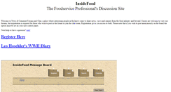 Desktop Screenshot of insidefood.com